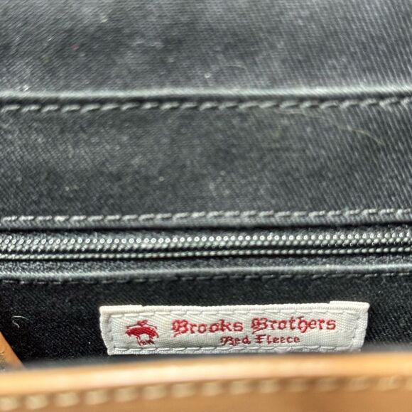 Crossbody Bag – Brooks Brothers Red Fleece Tan Leather - Picture 4 of 5